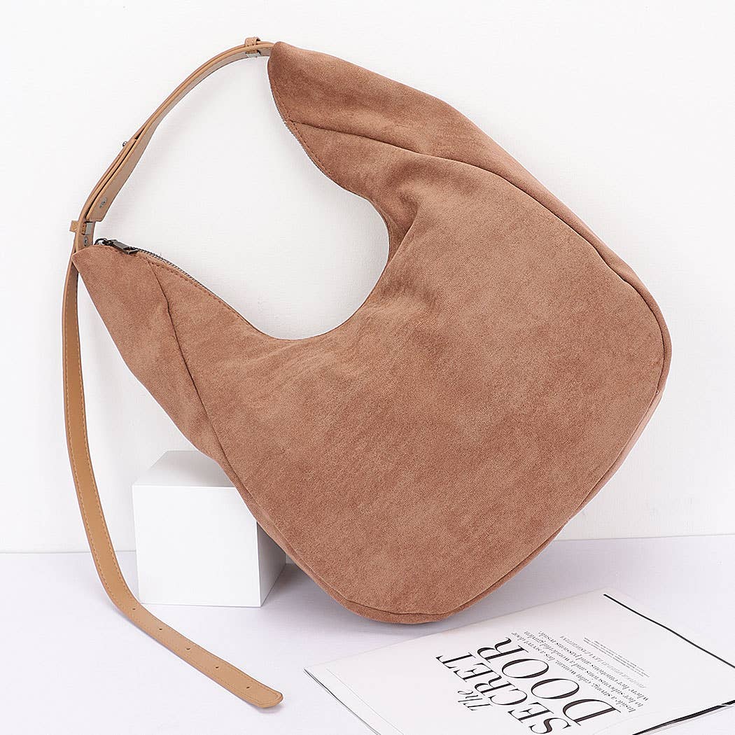 3AM BY H&D ACCESSORIES - Wholesale Shoulder Bag - Women's -  Faux Suede Bindle BAg4