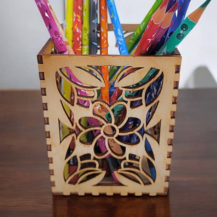 Pencil holder — Féérie Florale for wholesale by BoisMagique
