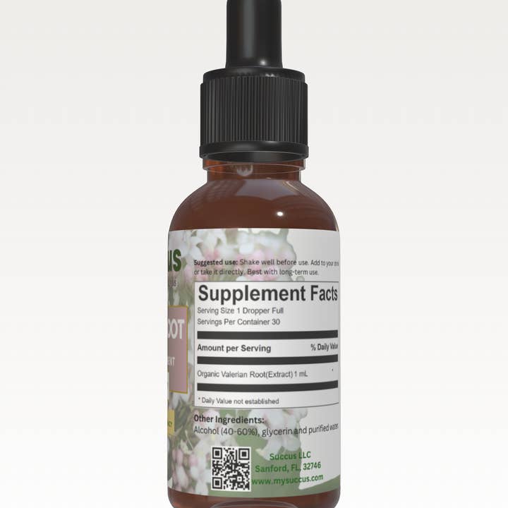 Succus - Wholesale Tincture - Valerian Root Tincture - Promotes Natural Wellness2