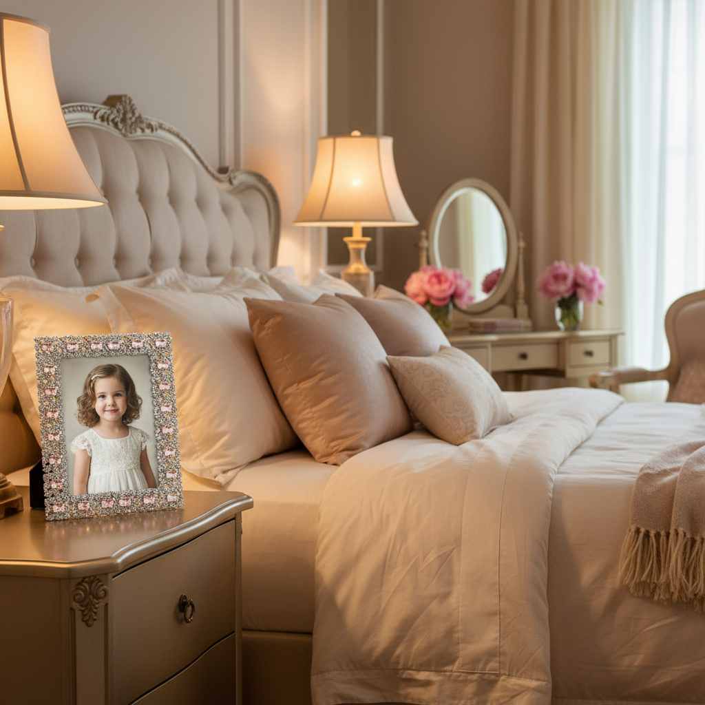 Pink Genevieve Frame | Photo Frame | Silver Picture Frame | for wholesale on Faire1