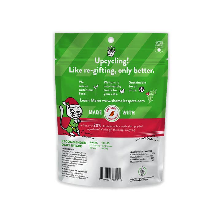 Shameless Pets - Wholesale Pet Treats - Cat - Holiday - Naughty List: Tasty Tinsel Crunchy Cat Treats