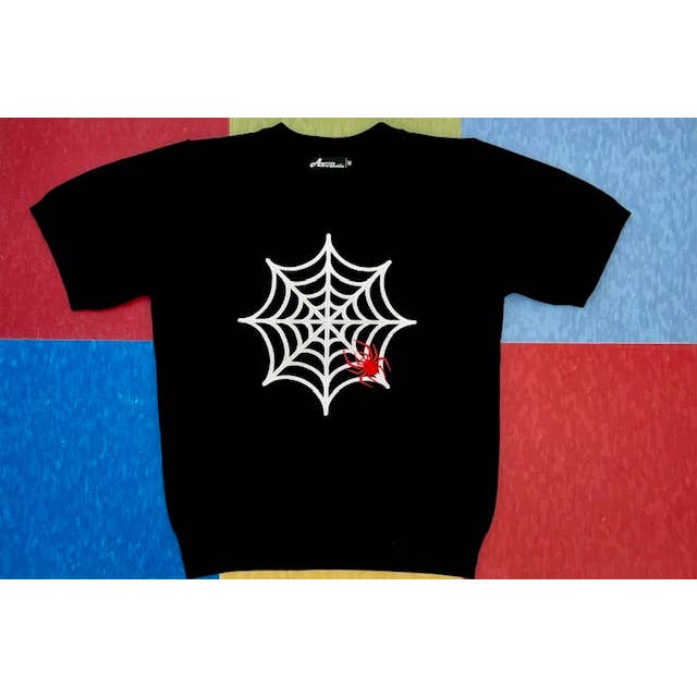 Astro Bettie - Wholesale Knit Sweater - Women's - Itsy Bitsy Spider Black Sweater