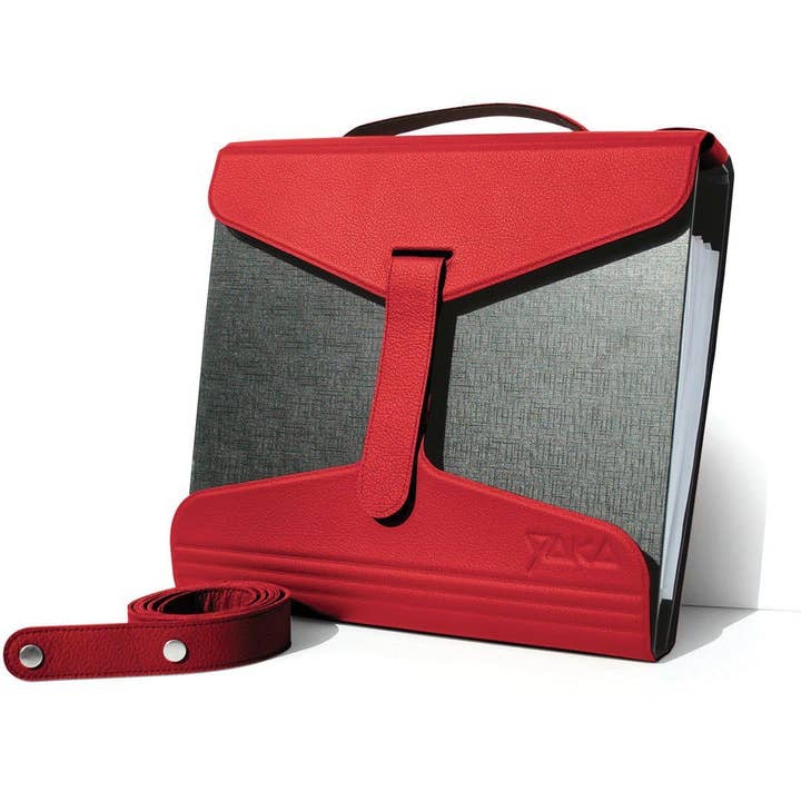 Yaka Aktenhalter aus rotem Leder 316162 für den Großhandel von YAKA COMPANY