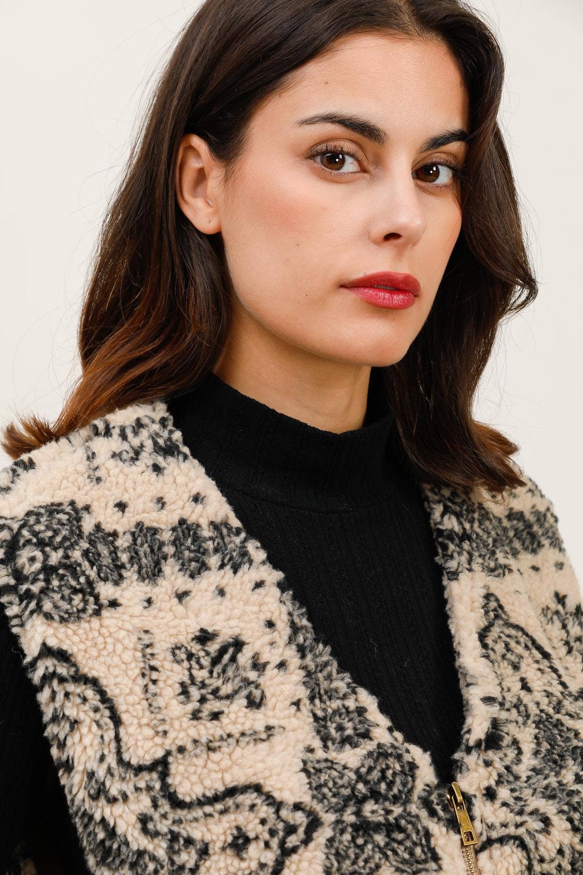 Daphnea - Wholesale Jacket - Women's - 32052 TWEED JACKET1