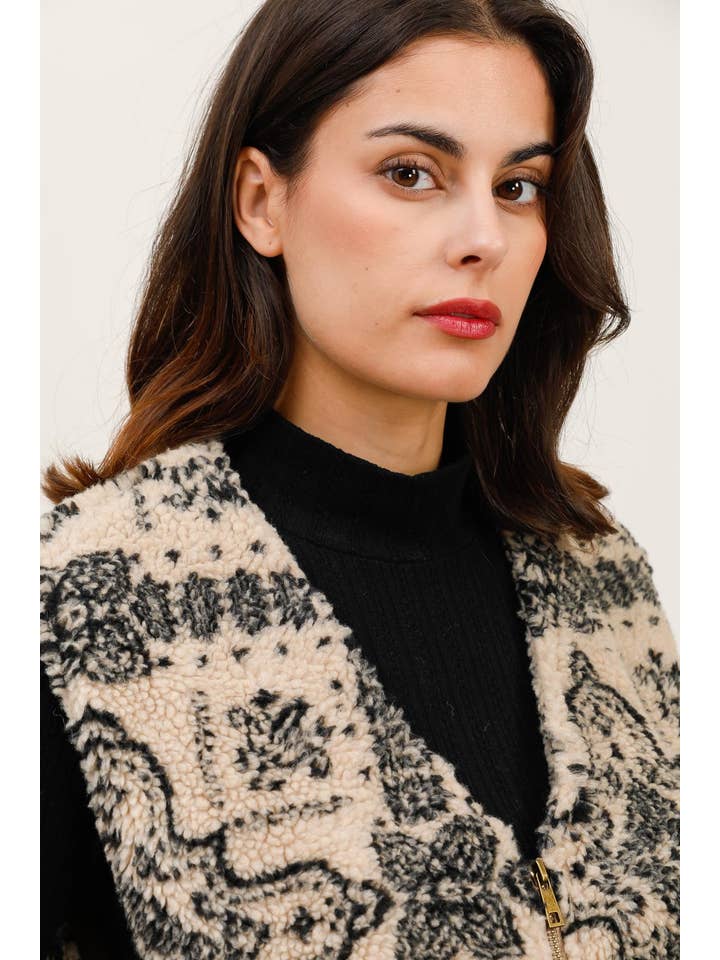 Daphnea - Wholesale Jacket - Women's - 32052 TWEED JACKET1