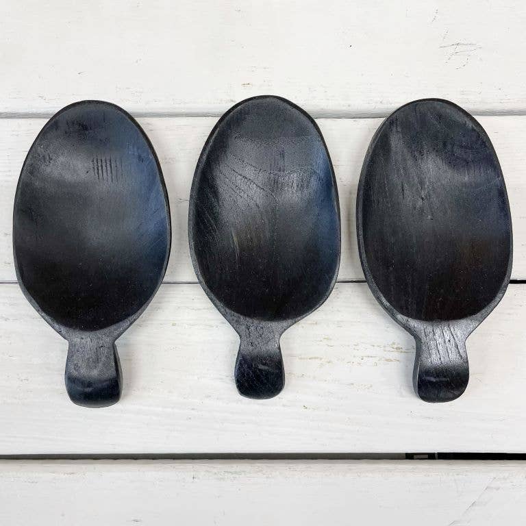 ByBazz - Wholesale Dienblad - Schaaltje Teaklepel Zwart3