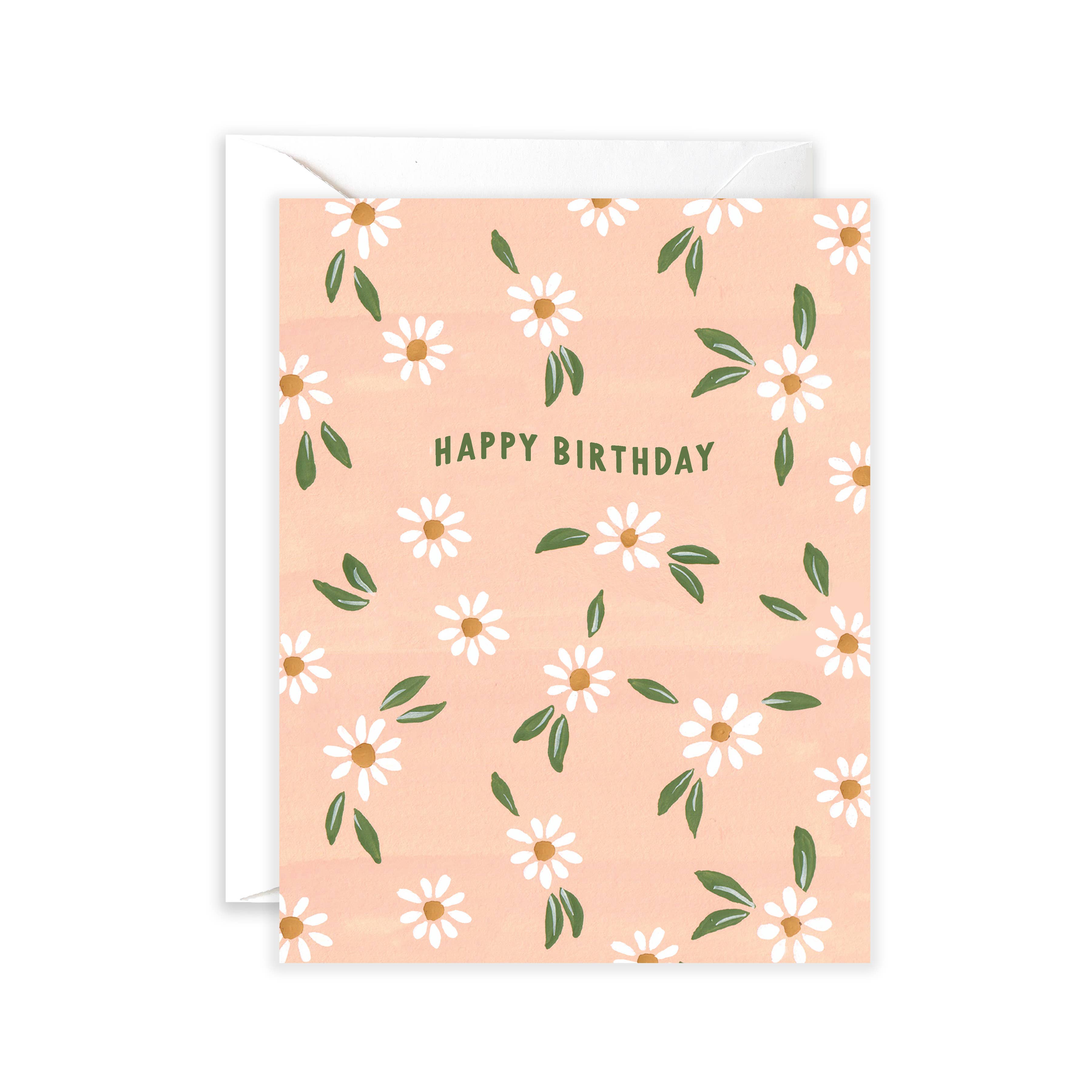 Isabella MG – wholesale Birthday card – Happy Birthday Daisies Greeting Card