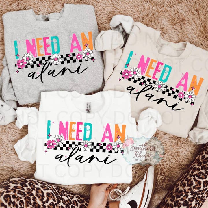 Alani Energy Drink Floral Witches Brew Sweatshirt for wholesale by Southern Rheas