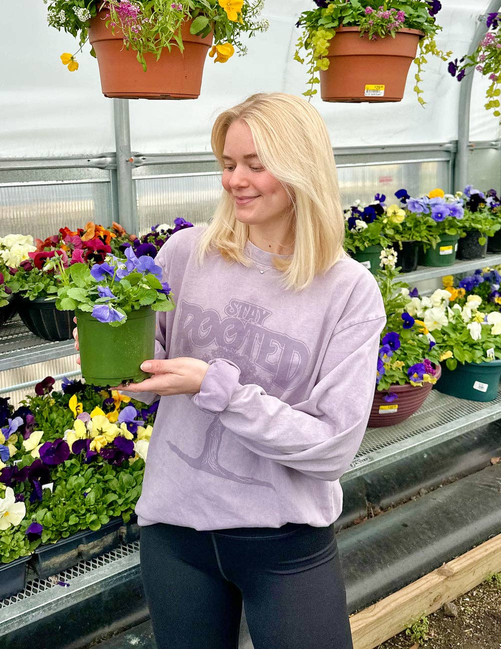 Elevated Faith - Wholesale T-shirt met print - Dames - Stay Rooted LS T-shirt, uniseks7