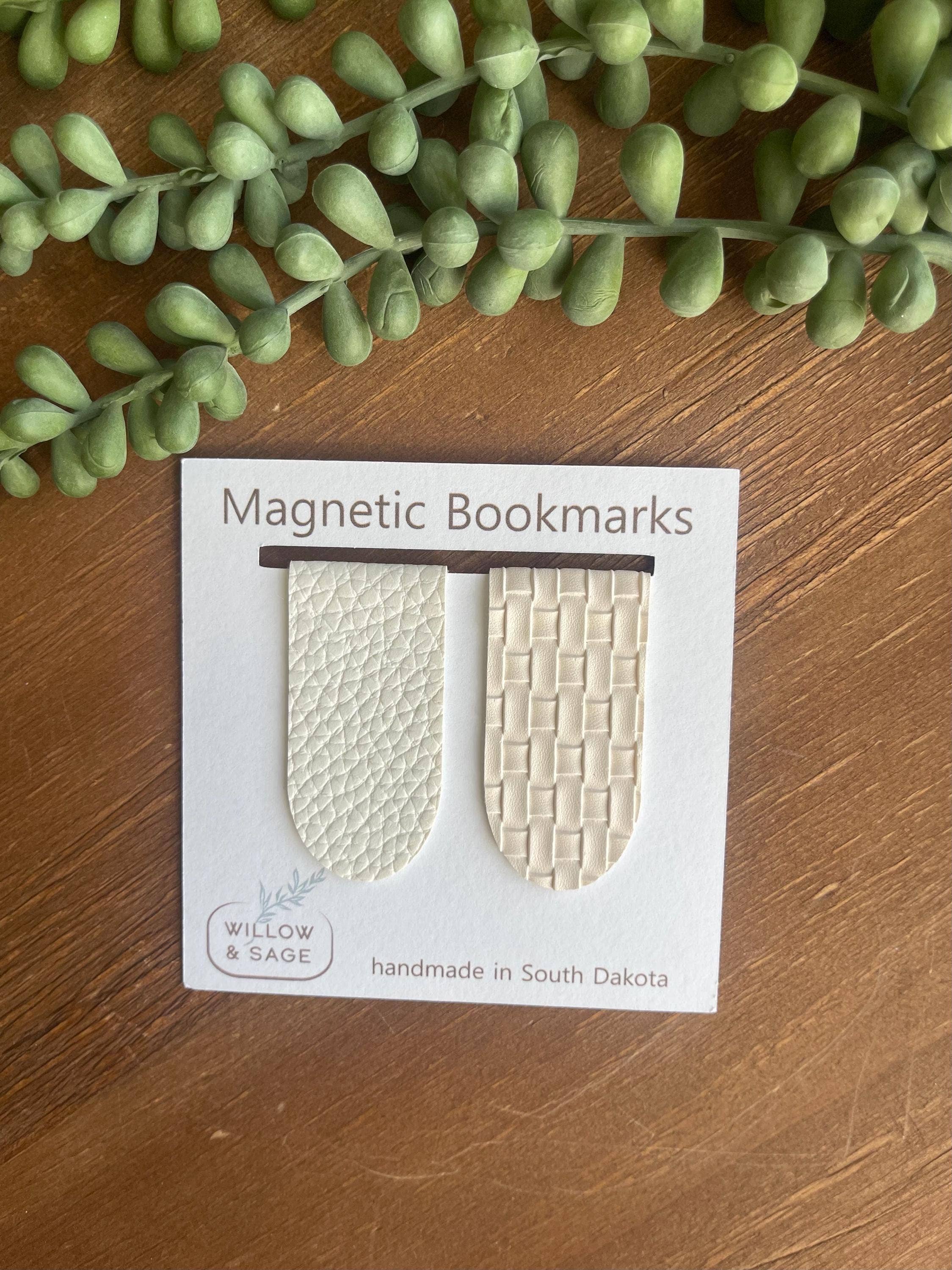 Willow & Sage - Vendita all'ingrosso Segnalibro - Coppia di Segnalibri Magnetici Neutri3