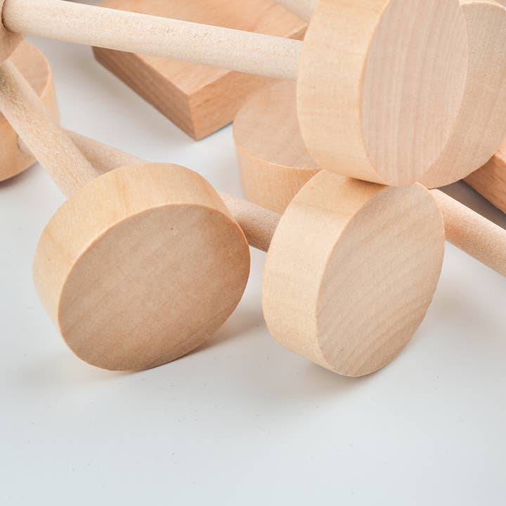 Q&C Distribution - Wholesale Houten speelgoed - Kinderen - Houten verkeerslichtspeelgoed Montessori speelgoed (3+)4