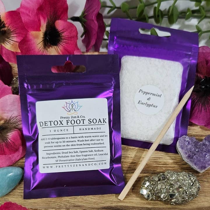 Aromatherapy Detox Foot Soaks - Spa Essentials for wholesale by Pretty Zen & Company