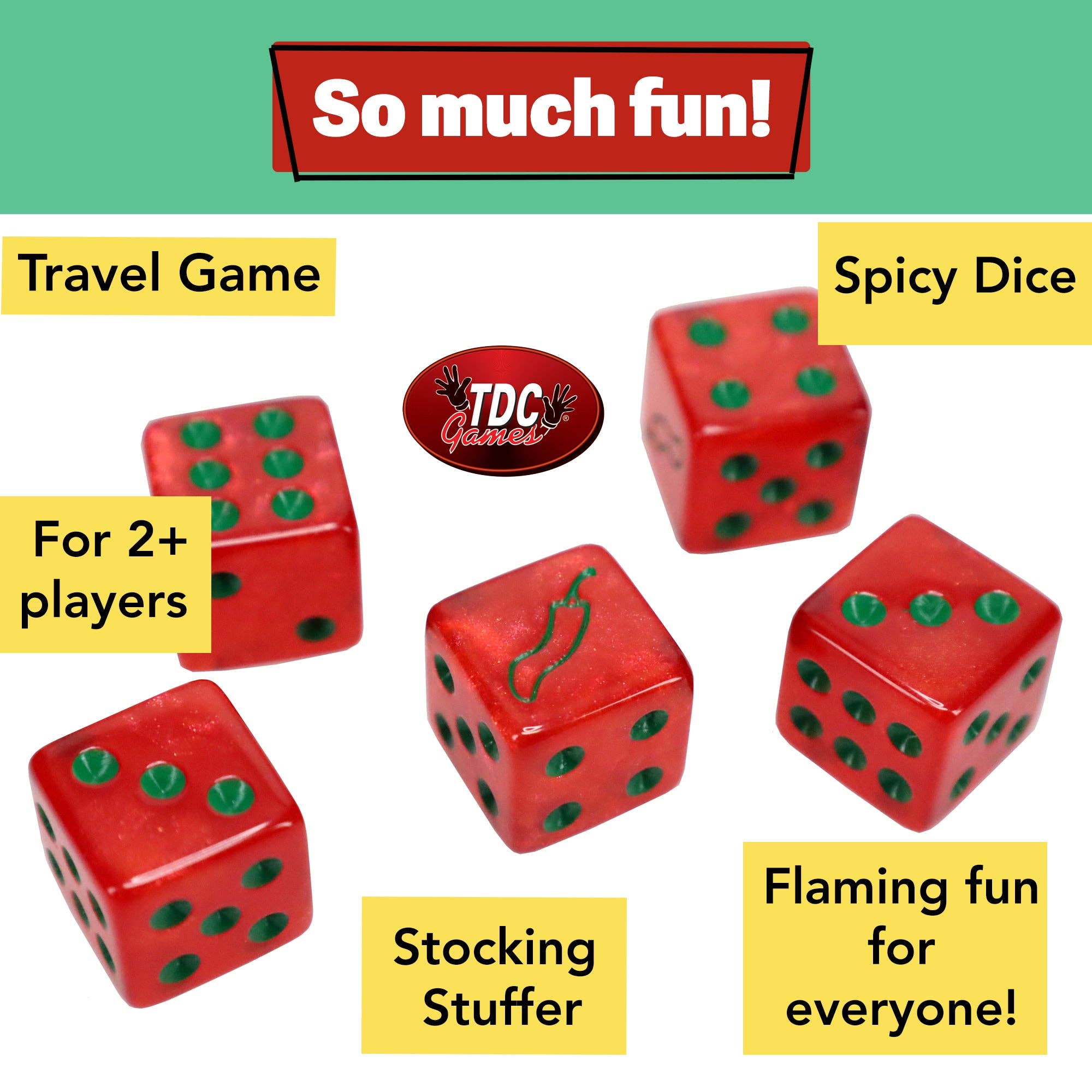 Wood Expressions - Wholesale Dice - Sriracha Dice Game1