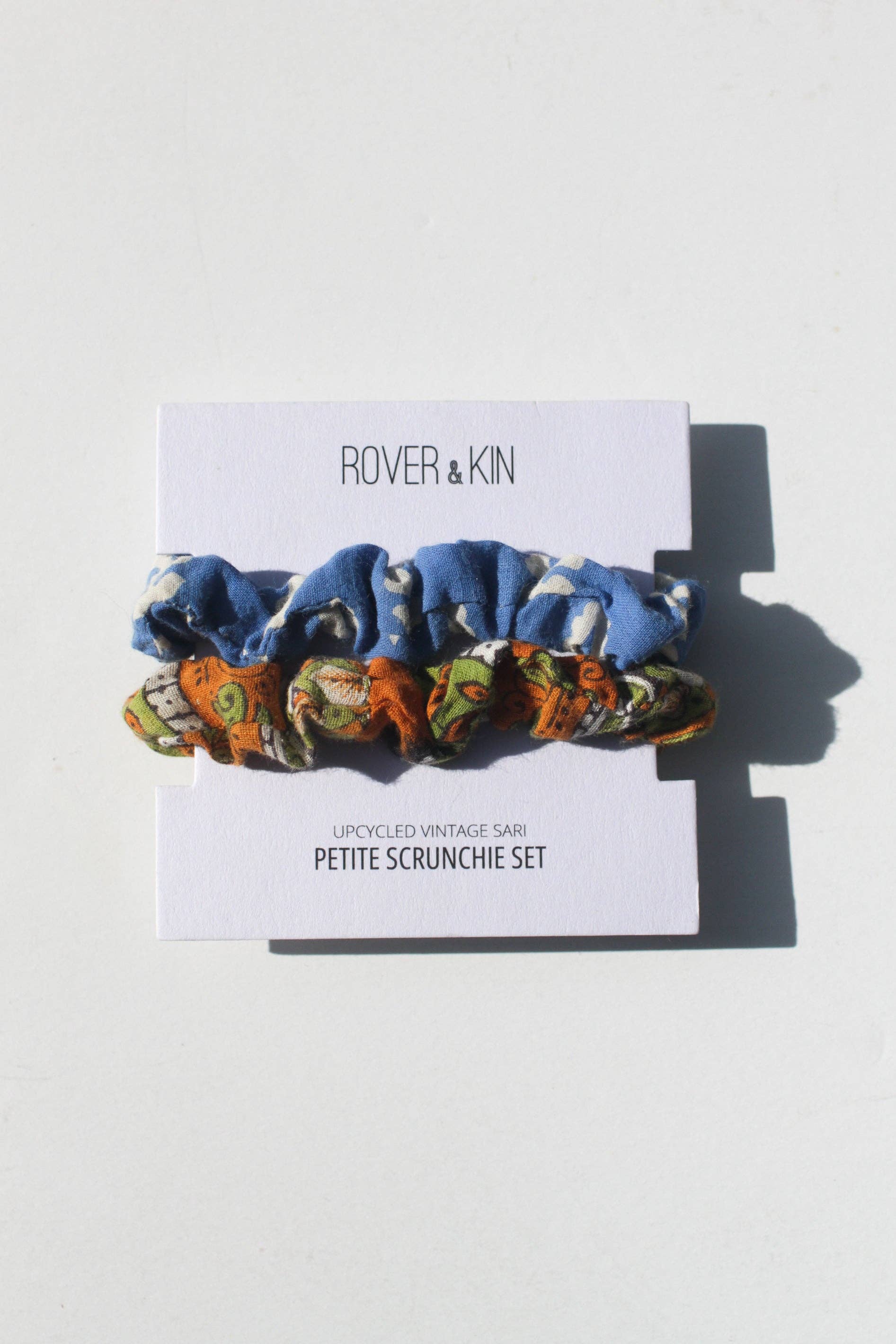 Rover & Kin - Wholesale Scrunchie - Women's - Recycled Sari Petite Scrunchies - Assorted Set of 23