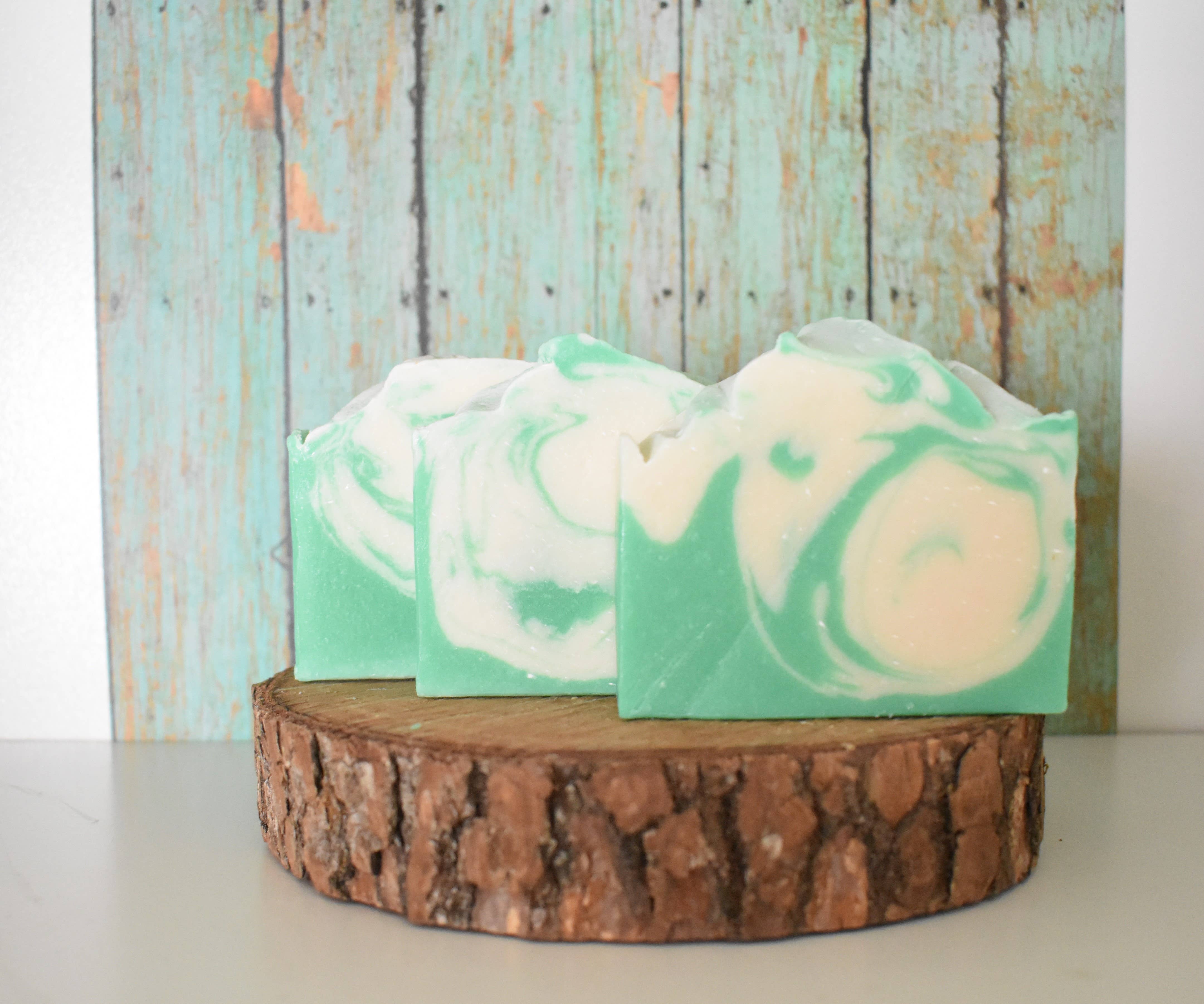 Nature's Love Product - Wholesale Bar Soap - Goat Milk Eucalyptus and Mint Soap1