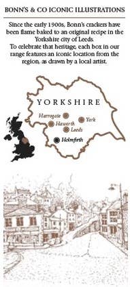 Rakusen's – wholesale Crackers – NEW BONNS GARLIC CRACKERS FEATURING YORKSHIRE TOWN HOLMFIRTH1