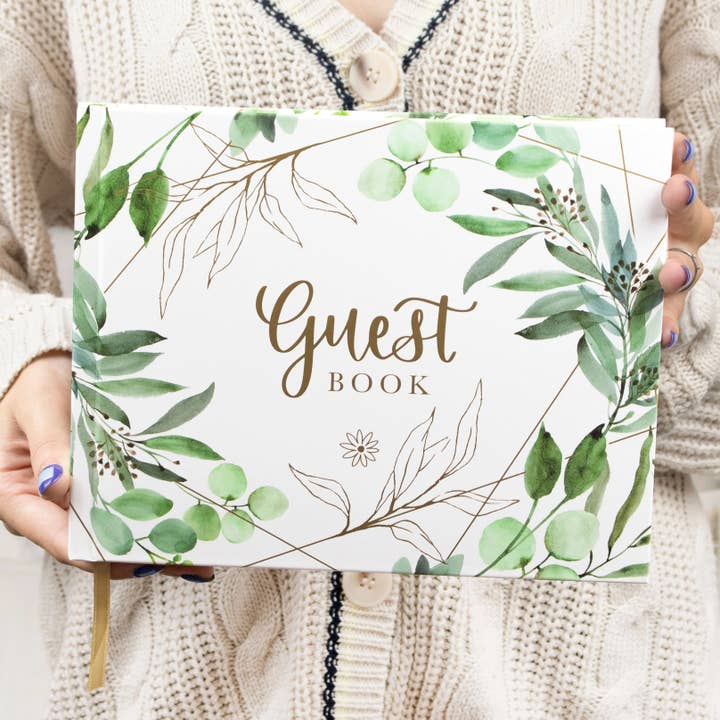 Guest Book - Eucalyptus for wholesale by bloom daily planners