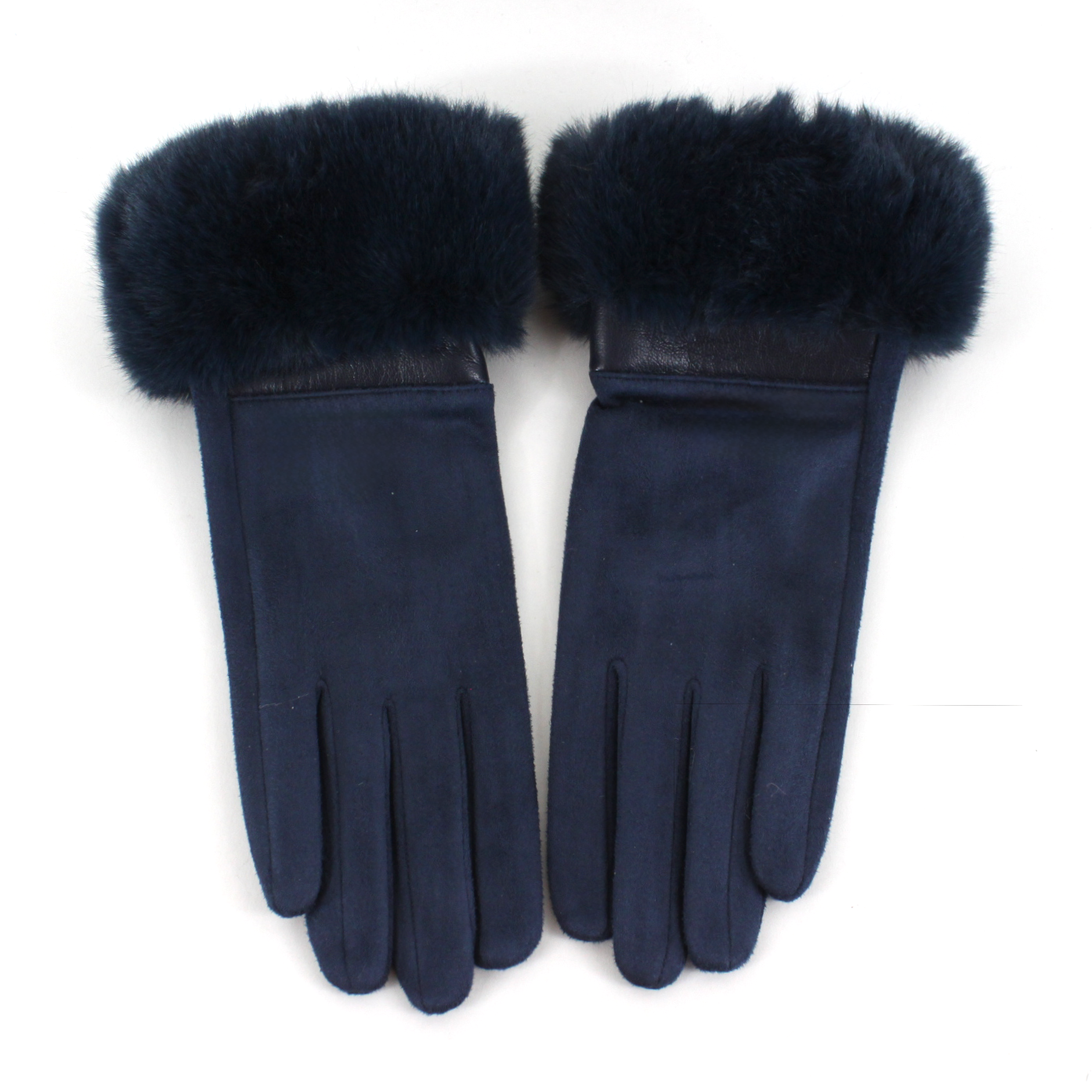 Pretty Persuasions - Wholesale Gloves - Women's - A25014 Suede-Like Gloves w/Faux Fur6