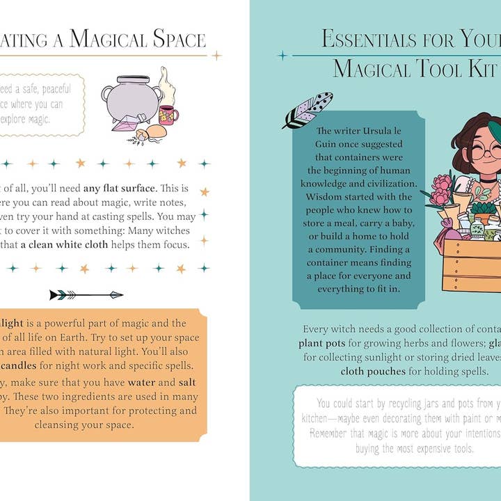Texas Bookman - Wholesale Book - Adult - Girls' Guide To Magic: Inspirational Book with 52 Spell Card