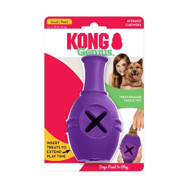KONG® Genius™ Leo Enrichment Dog Toy Assorted Small for wholesale by Pet Palette Distribution