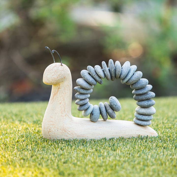 Garden Age Supply - Wholesale Outdoor Ornament/Decor - Beach Pebble Snails