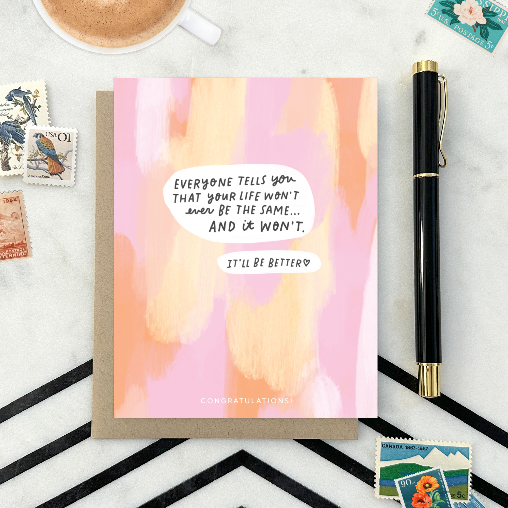 Barone and Co. - Wholesale Baby Card - Everyone Tells You Card3