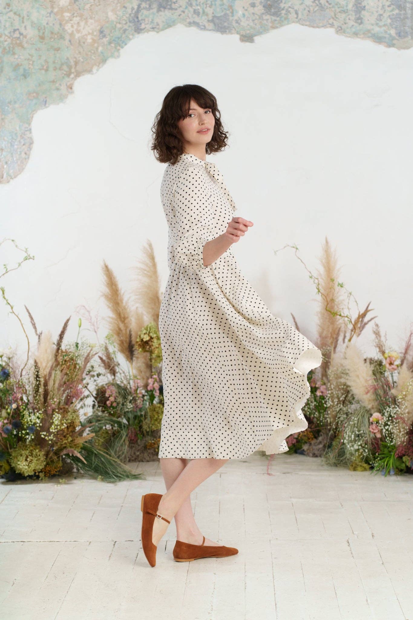 Son de Flor - Wholesale Dress - Women's - Jasmine Dress, 3/4 Sleeve25