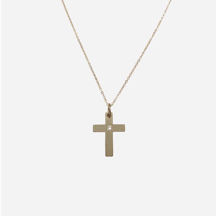 Nashelle Jewelry - Wholesale Pendant/Charm Necklace - Diamond Cross Necklace1