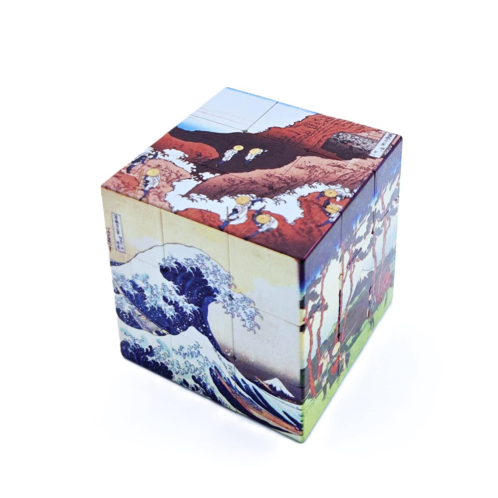 ICONICUBE – wholesale Puzzle – Adult – HOKUSAI PUZZLE CUBE 3x31