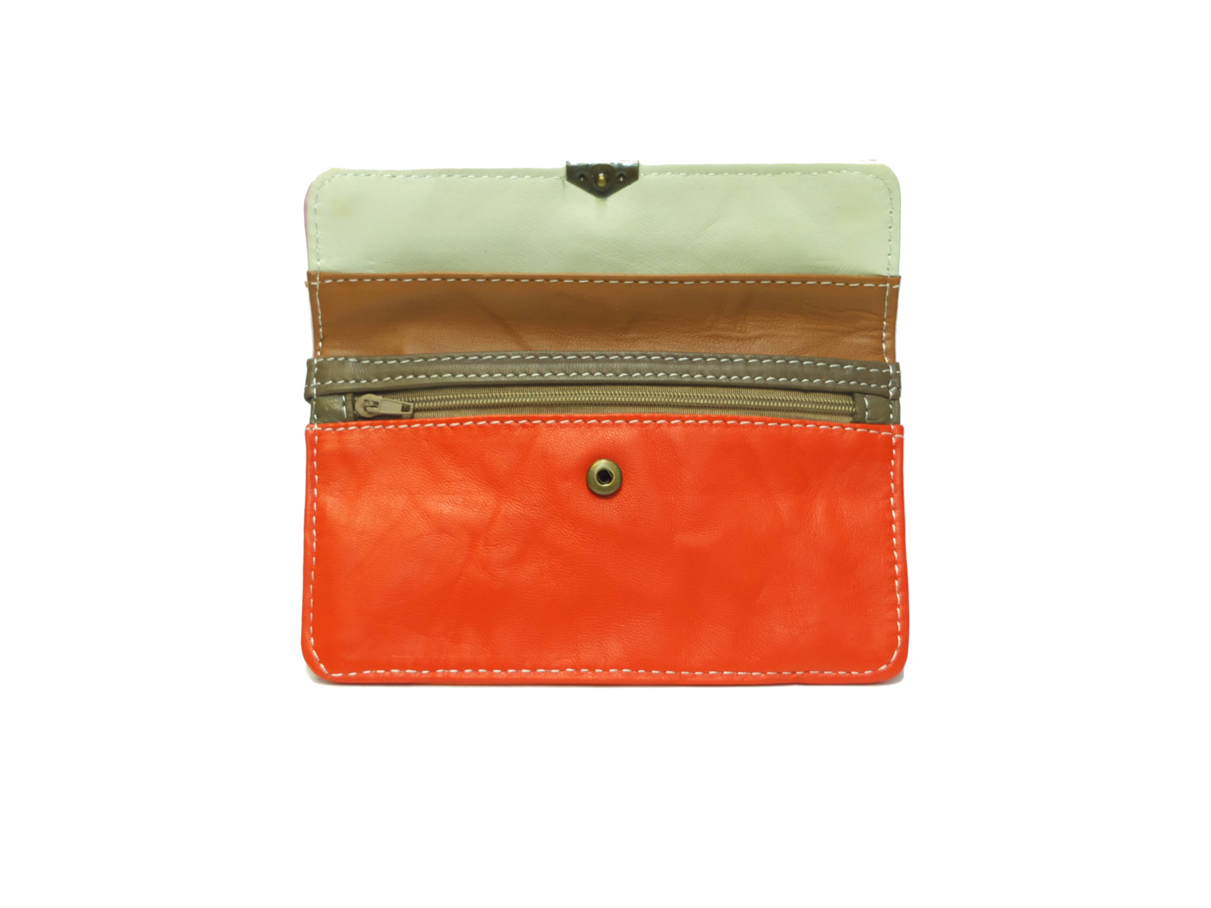 Royal marais - Vente Porte-monnaie – unisexe - porte monnaie multi poches en cuir Pm40179