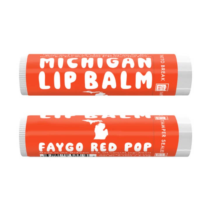 Michigan Organic Lip Balm - Faygo Red Pop for wholesale by City Bird