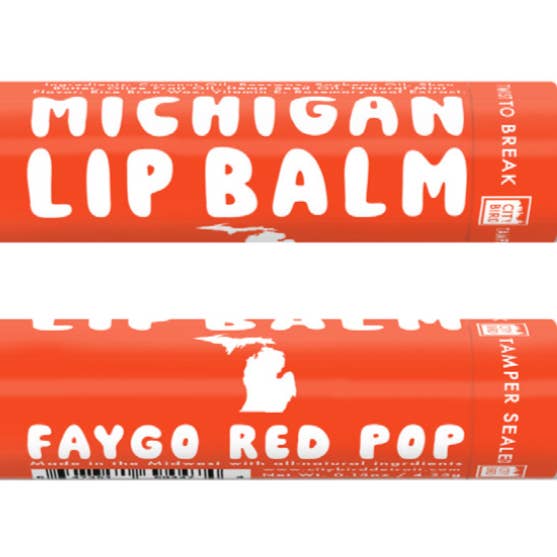 City Bird - Wholesale Lip Balm - Michigan Organic Beeswax Lip Balm, Faygo Red Pop
