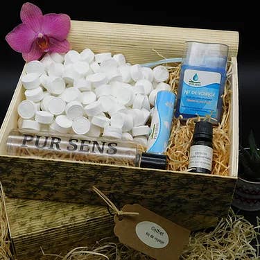 Coffret de voyage pour la vente par PUR SENS