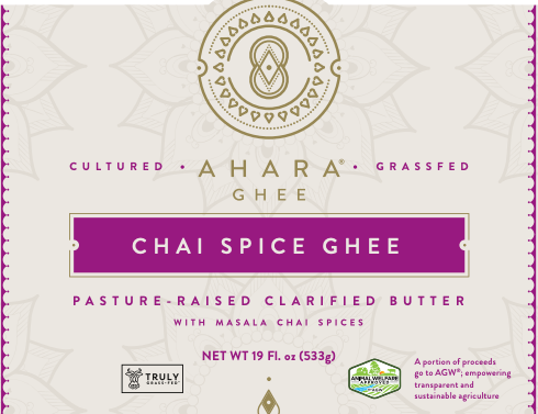 AHARA RASA – Manteiga por atacado – Chai Spice Ghee3