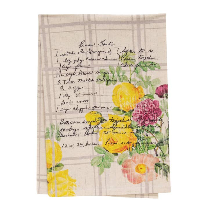 Pekannuss-Torten-Rezept Geschirrtuch - 45cm x 71cm für den Großhandel von CWI Gifts