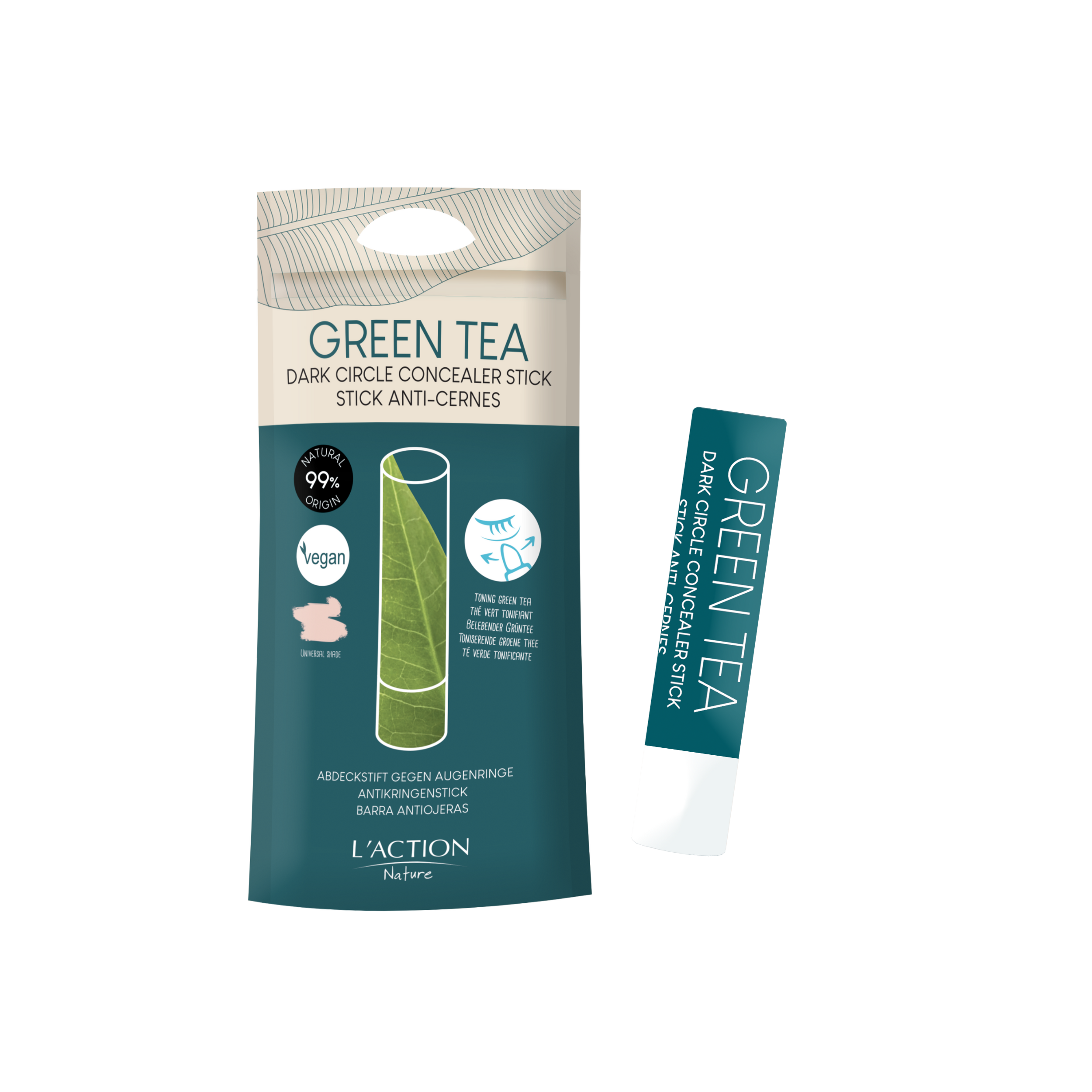 Mediatic Labs - Wholesale Face Concealer - Green Tea Concealer Stick0