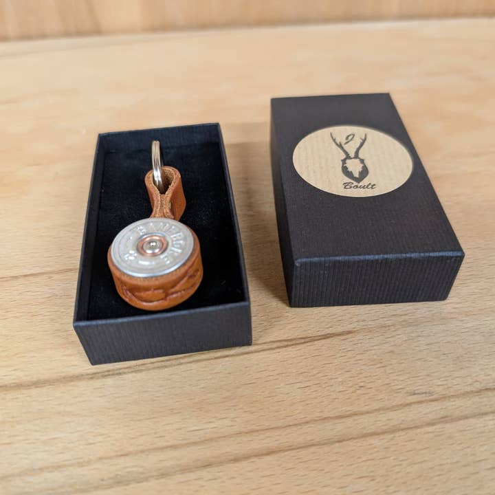 J Boult Designs - Wholesale Keychain - Unisex - Shotgun Cartridge Keyring — Country Gift for Him2