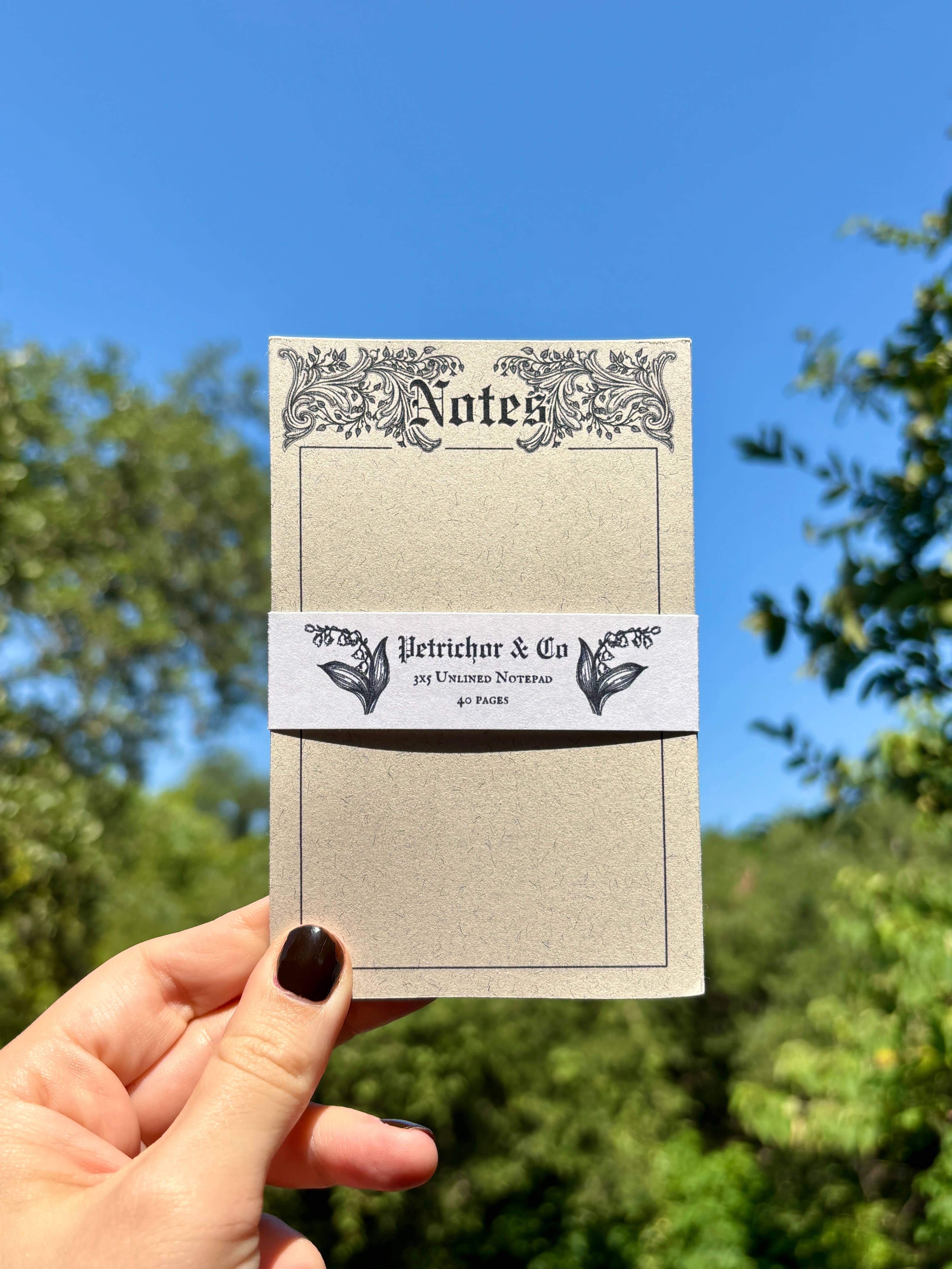 Petrichor & Co. - Wholesale Notepad - Hand Bound Note Pads - 40 Pages5