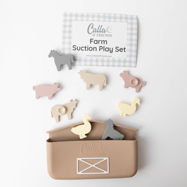 Calla & Friends - Wholesale Toy Set - Kids - Farm Suction Play Set10