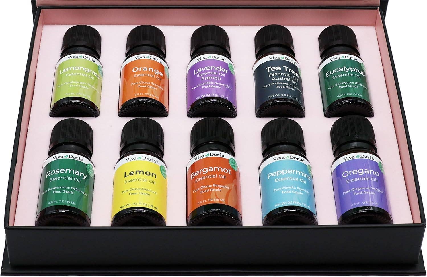 VIVA DORIA INC. - Vente Huile essentielle - Ensemble d'huiles essentielles Viva Doria Food Grade 10/15 ml 1