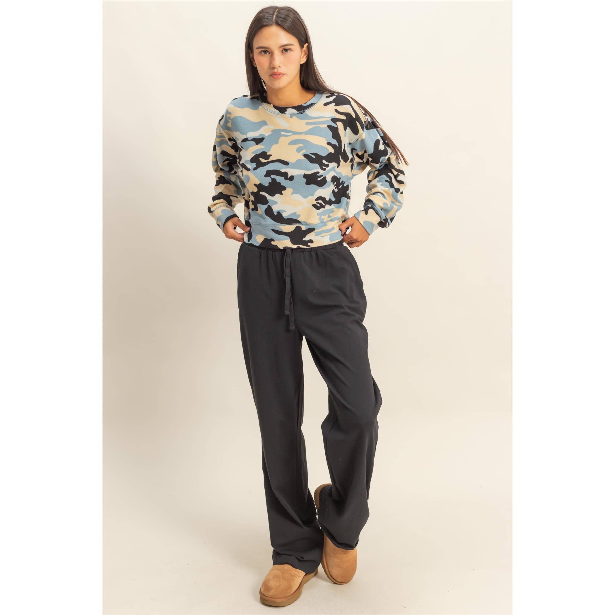 HYFVE - Vendita all'ingrosso Felpa - Donna - Felpa con stampa mimetica13