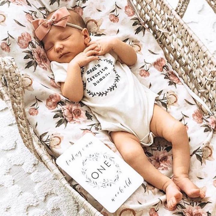 Tenth & Pine - Wholesale Bodysuit (Non-Footed) - Baby - Mamas Favorite Human Organic Cotton Bodysuit |Â Short Sleeve