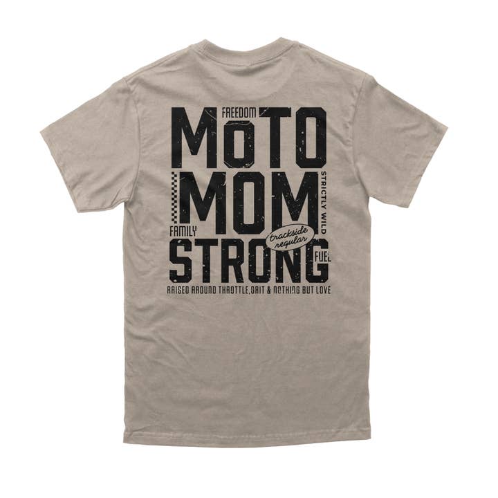 Moto Mom Strong T-Shirt for wholesale by Strictly Wild