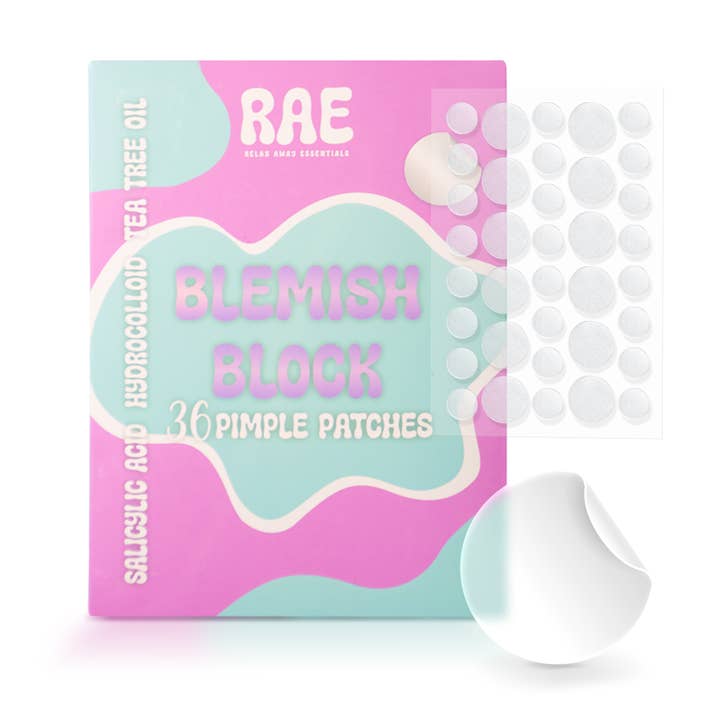 Relax Away Essentials - Wholesale Acne/Hydrocolloid Patch - Pimple Patches | 36 Patches | Blemish Block | Acne Treatment1