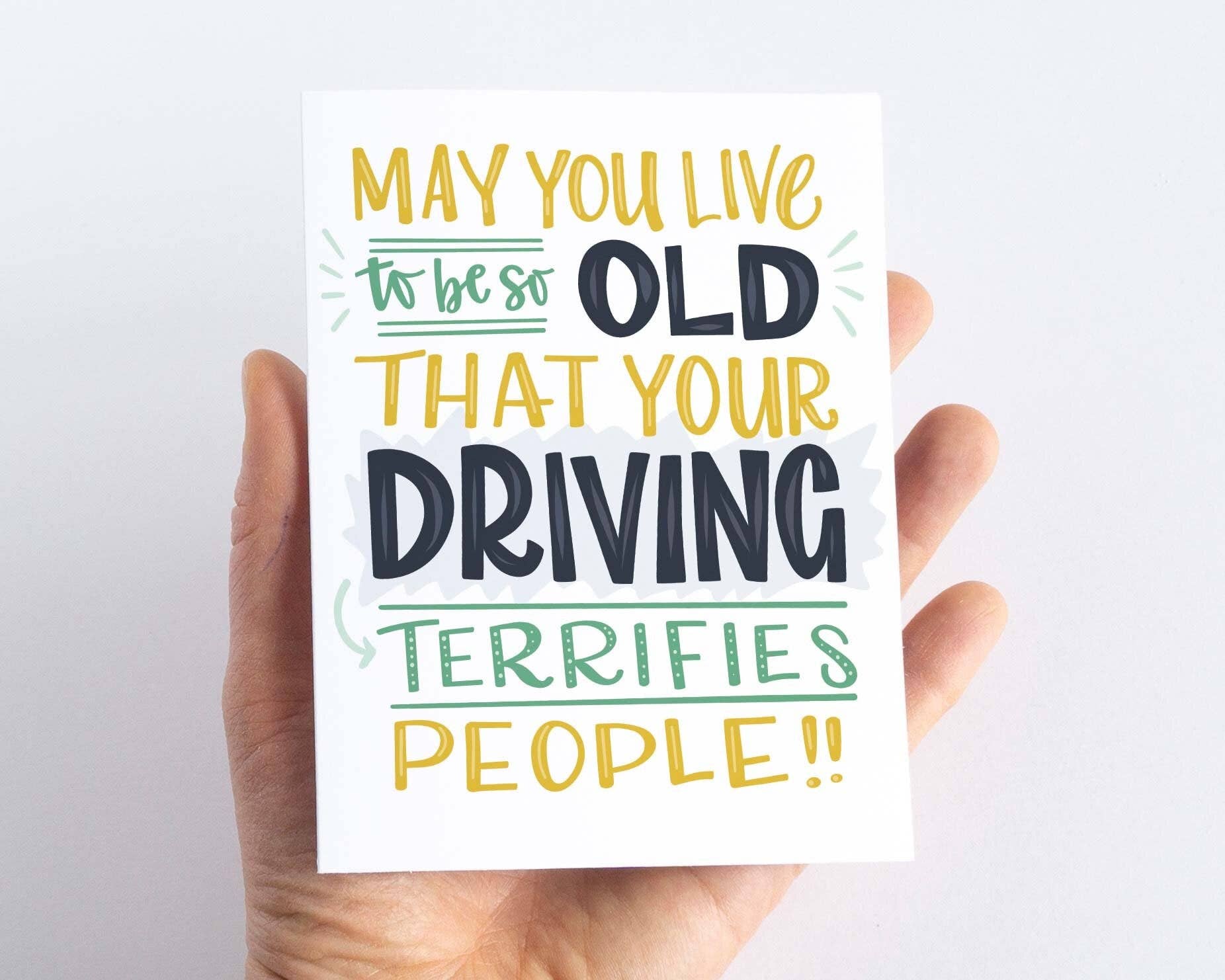 Pedaller Designs – Großhandel Geburtstagskarten – Mögest du so alt werden... Lustige Geburtstagskarte2