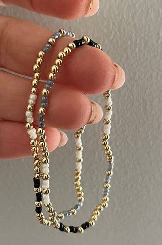Stick Style - Wholesale Beaded Bracelet - 14k gold filled color bracelet 6