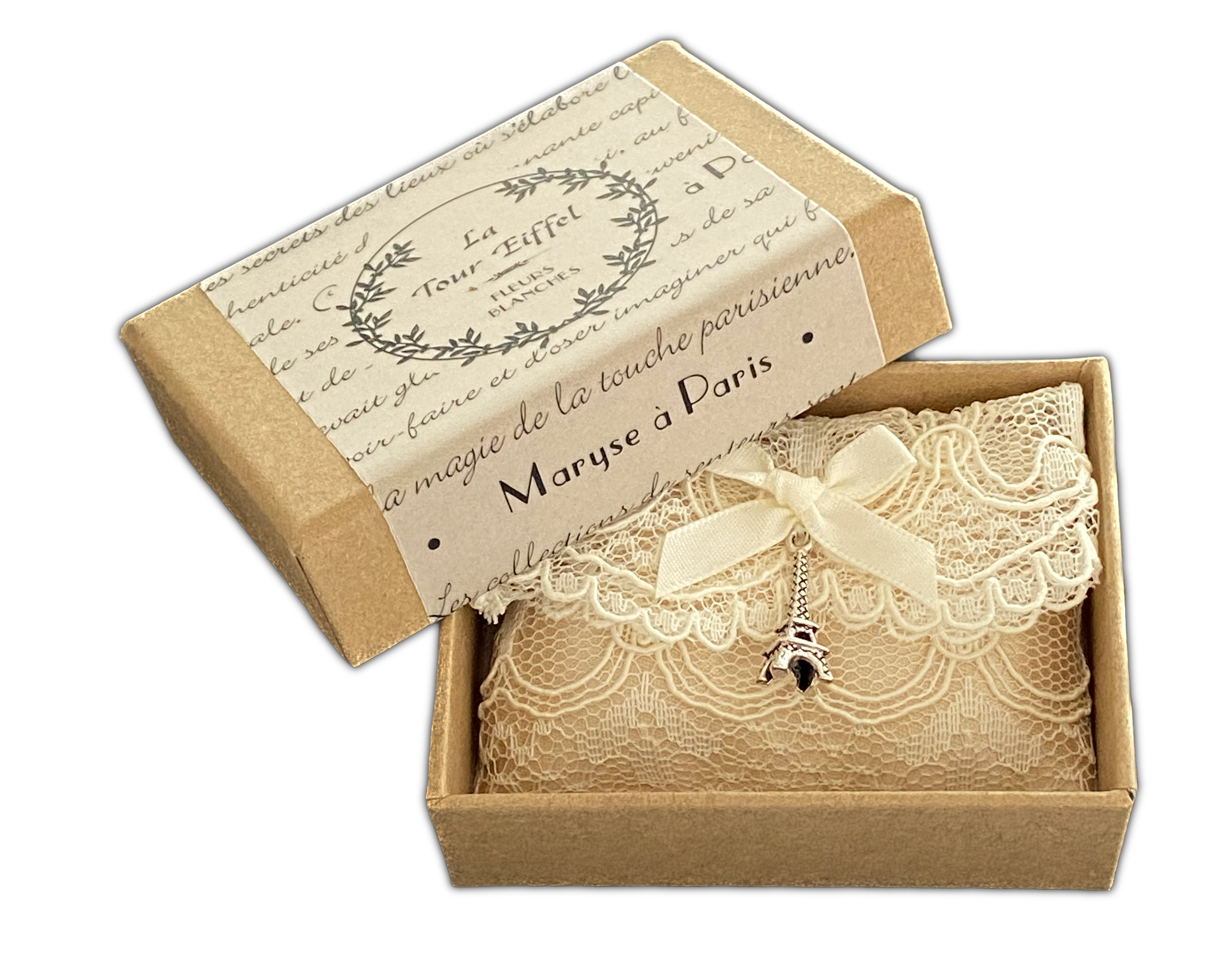 Maryse a paris - Wholesale Solid Perfume - Mini Eiffel Tower Gift Set - White Flowers Perfume0