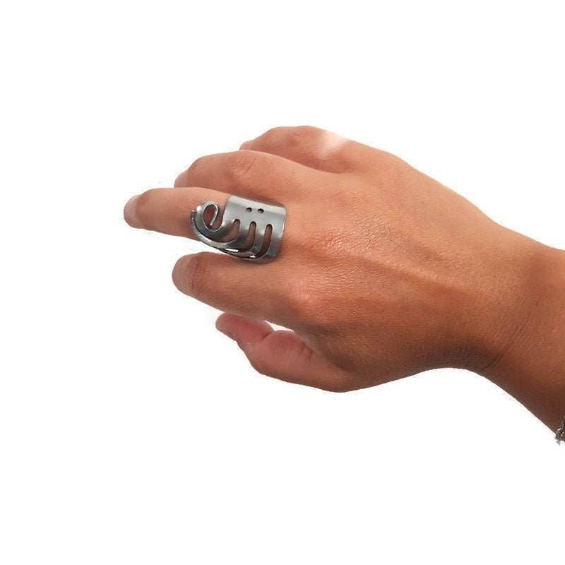 Gleamlety - Vendita all'ingrosso Anelli cocktail/statement - Anello Polpo Forchetta gioielli posate0