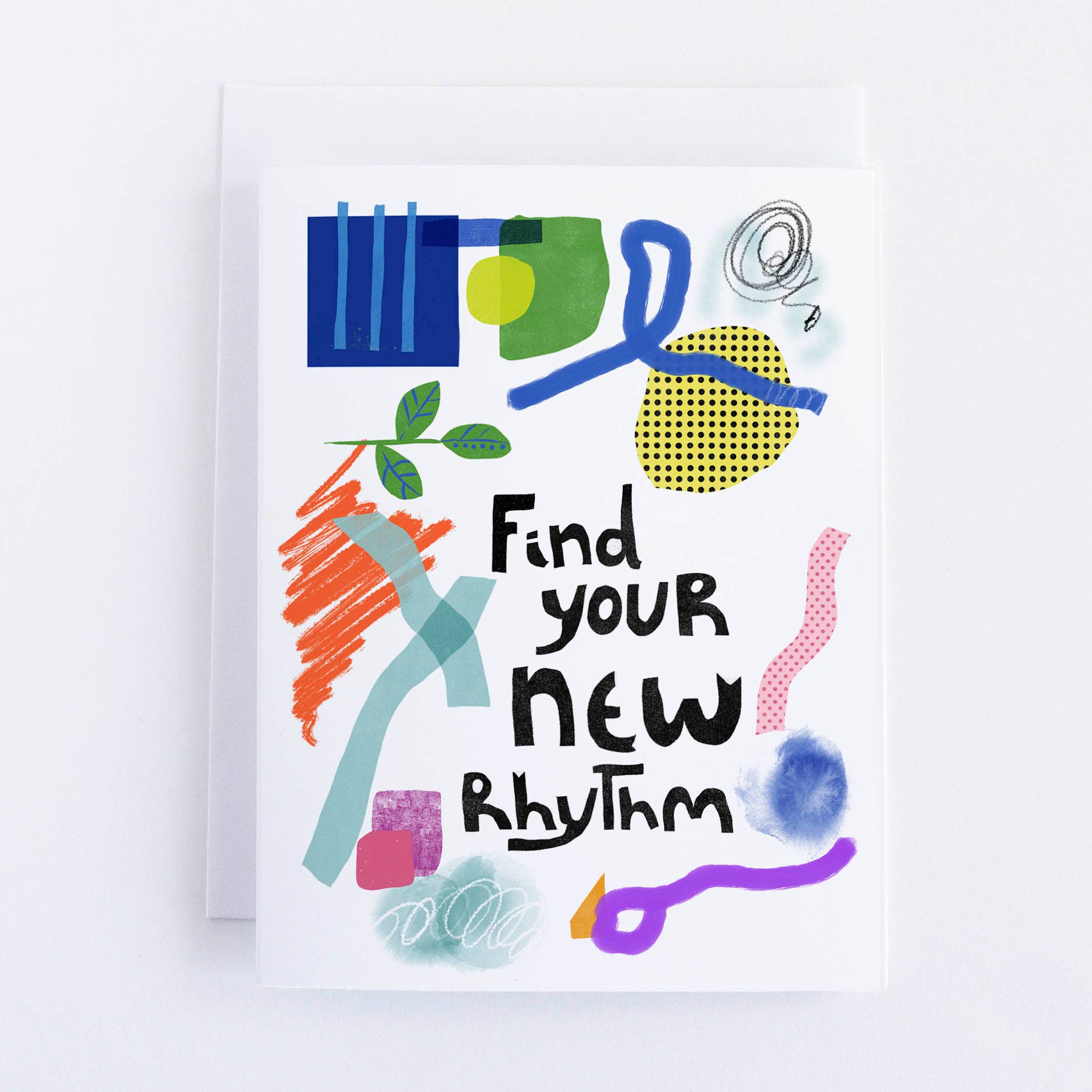 Violet Red Studio - Wholesale Everyday Greeting Card - Find Your Rhythm Greeting Card1