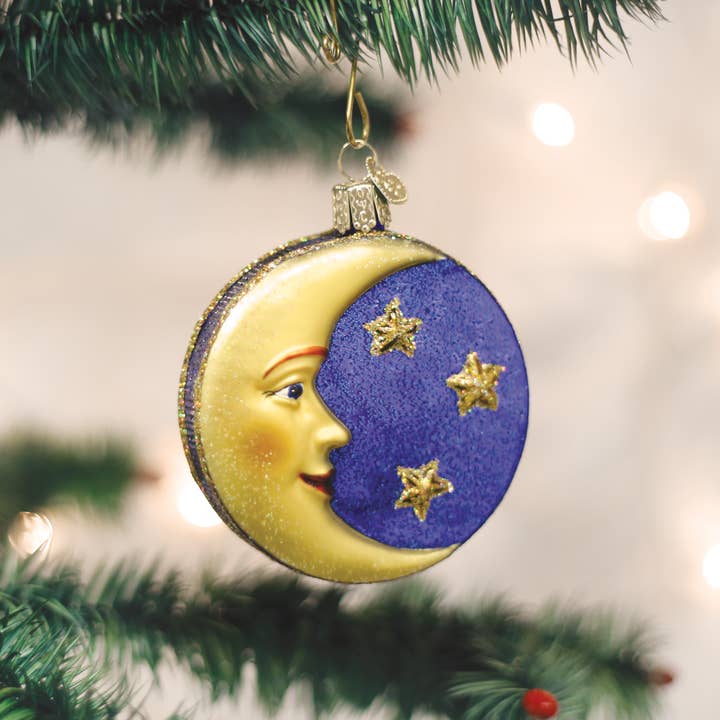 Man In The Moon Ornament for wholesale by Old World Christmas